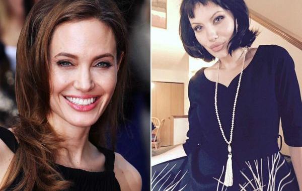 женщина похожа на Анджелину Джоли, Мелисса Бейзен, Melissa Baizen, точь-в-точь как Анджелина Джоли, двойник Анджелины Джоли