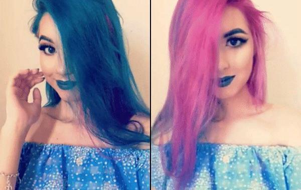 волосы меняют цвет за мгновение, волосы меняют цвет за секунду