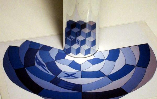 анаморфные картины, Jonty Hurwitz István Orosz, оптические иллюзии, обман зрения