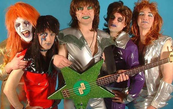 Смешные фотографии метал-групп, нелепые фотографии метал-групп, странные наряды метал-групп 