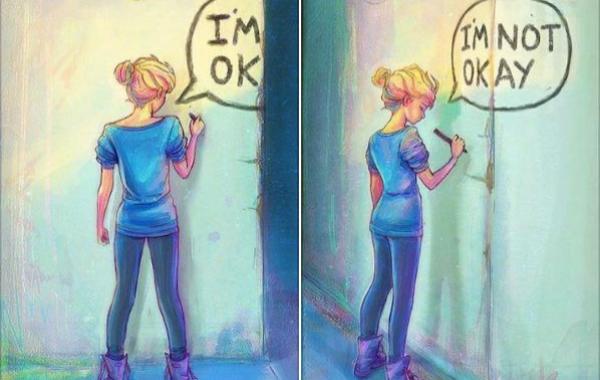 борьбу с психологическими проблемами рисунки, Destiny Blue, художница психологические проблемы