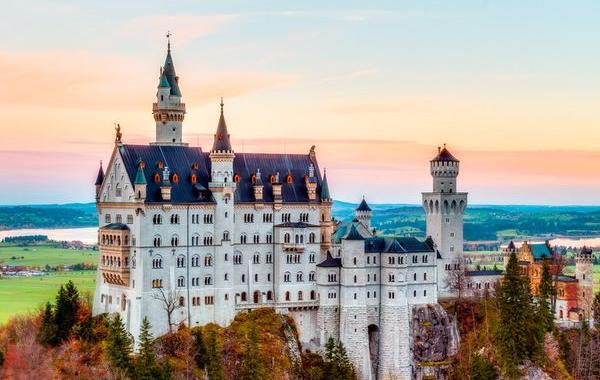 волшебные замки, сказочные замки, фантастические места