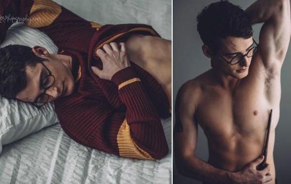 сексуальная фотосессия Гарри Поттера, горячая фотосессия Гарри Поттера