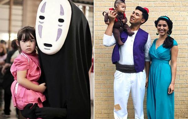 парные костюмы на Хэллоуин, костюмы на Хэллоуин для детей и родителей