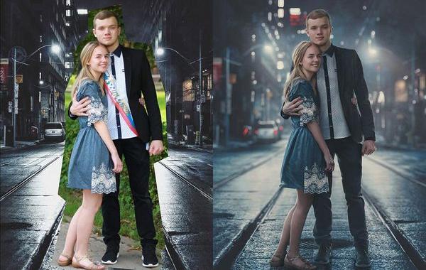 Макс Асабин, мастер фотошопа Россия, объединяет несколько фотографий фотошоп