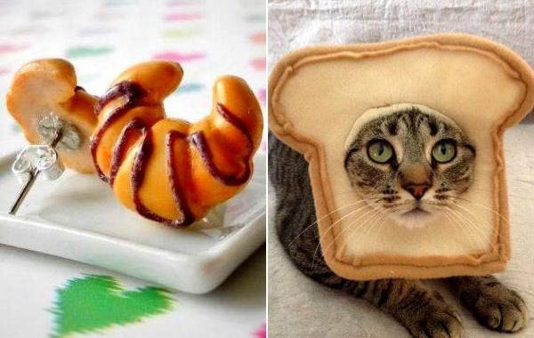 вещи в виде хлеба, вещи кто любит выпечку и хлеб