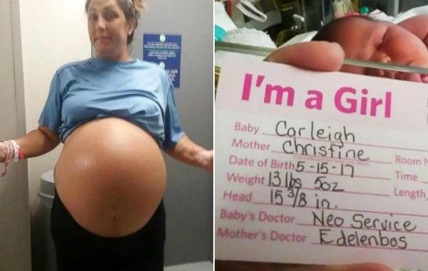 родился ребёнок 6 кг, родился ребёнок весом 6 кг, родила большого ребёнка в истории