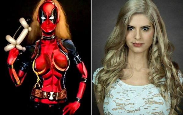 Кей Пайк, Kay Pike, Кей Пайк бодиарт, Кей Пайк бодиарт супергерои