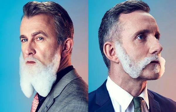 Bubbleissimo, усы бороды из пены, усы из пены, усы и бороды из мыльных пузырей