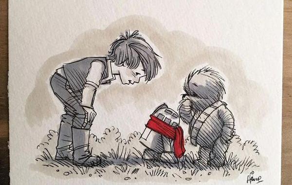 персонажи Звездные войны Винни-Пух, Вуки-Чу