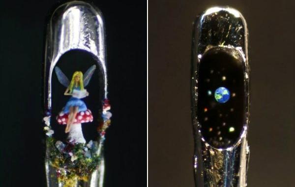 микро скульптуры в игольном ушке, крошечные скульптуры игольное ушко, Уилларда Уигана, Willard Wigan