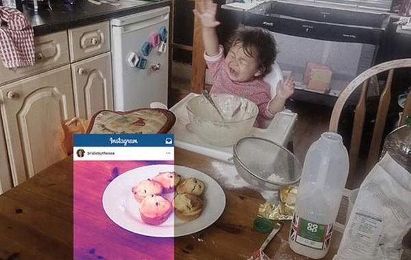 что скрывается за фотографиями в Instagram, за кадром фотографий в Instagram, за кадром красивых фотографий еды