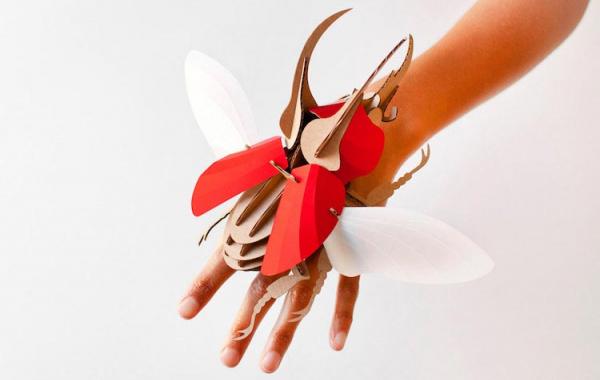 3D-пазлы из бумаги, жуки из бумаги, Джуп Боурс, Joop Bource