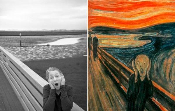 воссоздает шедевры живописи, Лаура Хофштадтер,Laura Hofstadter, фотограф воссоздает живопись