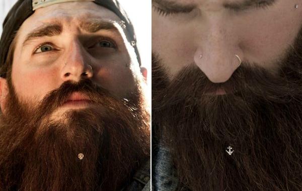 Krato Milano, украшения для бородачей, ювелирные украшения для бороды