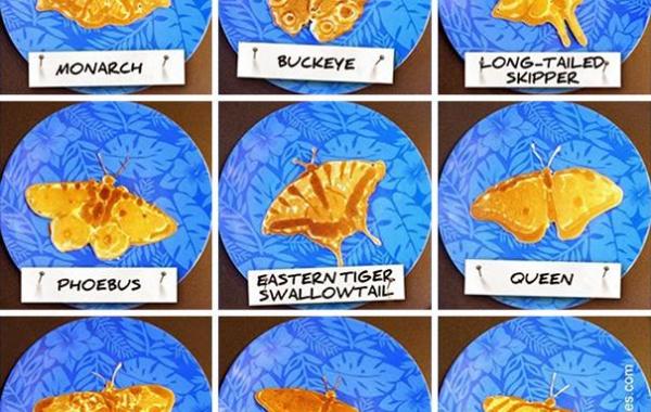 Креативный папа, создает для своих детей удивительно точные, познавательные блины