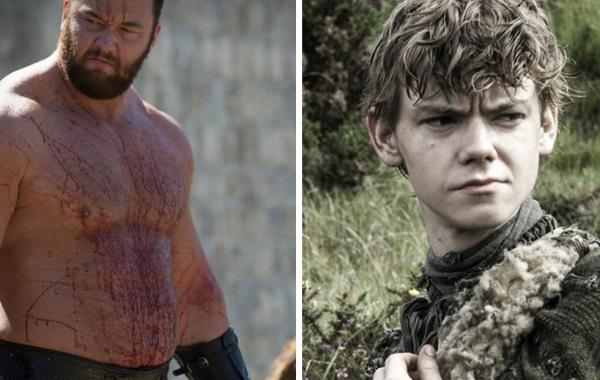 Игра престлов, возраст Хаф­пор Джу­ли­ус Бьорн­ссон и Томас Броди-Сангстер