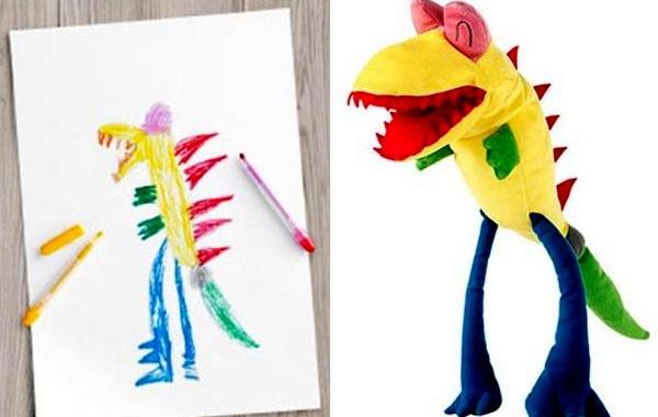 детские рисунки в игрушки, Икея превратила детские рисунки в игрушки, IKEA детские рисунки в игрушки