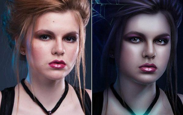 до и после фотошопа, красивый фотошоп
