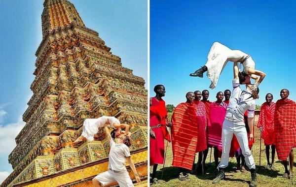 свадьба 38 раз за 83 дня, свадьба акробатов, Cheetah Platt and Rhian Woodyard