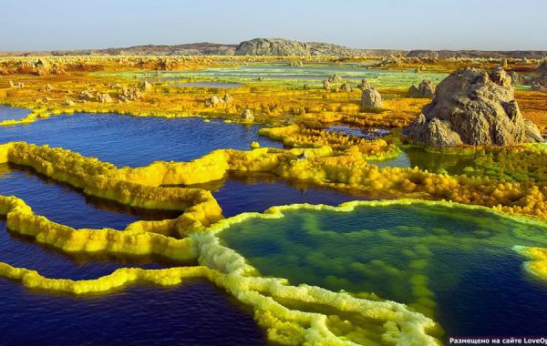 Инопланетные пейзажи на Земле – вулкан Даллол