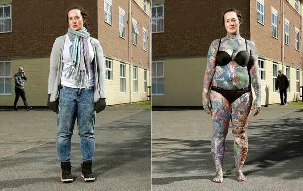 Алан Поудрил, Alan Powdrill, Covered, татуированные люди в одежде и без