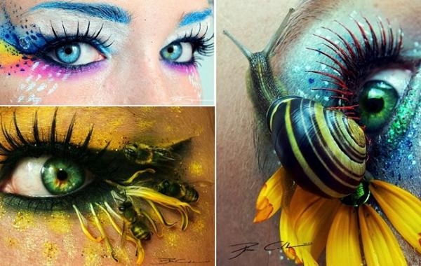 Свенья Шмитт Svenja Schmitt макияж арт 