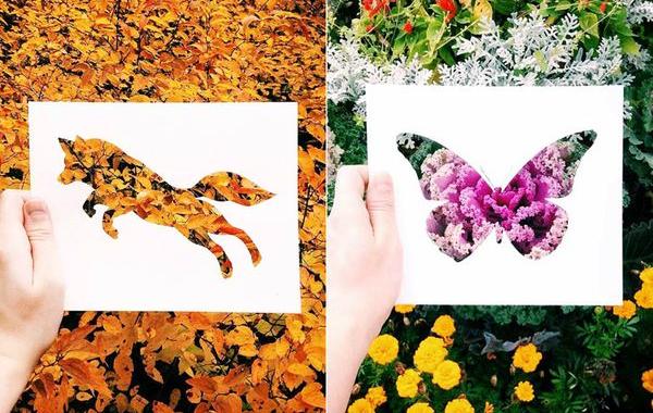 Николаем Толстых, силуэты животных, силуэты животных на фоне