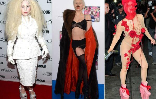 самые безумные образы Леди Гаги, эпатажные наряды леди гаги