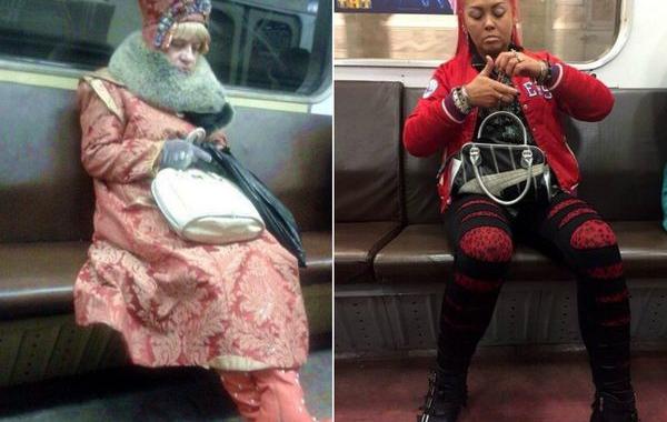 мода петербургского метро, мода метро, модники в транспорте, странные пассажиры метро 