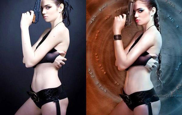 до и после фотошопа, красивый фотошоп