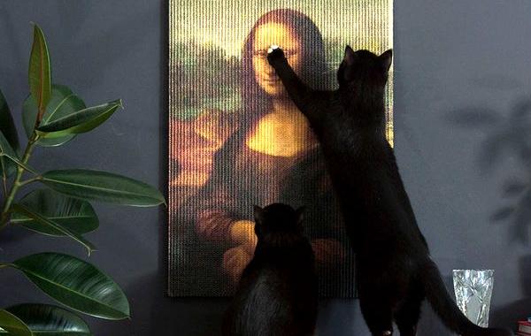 когтеточка в виде картины, Эрик Стэмен