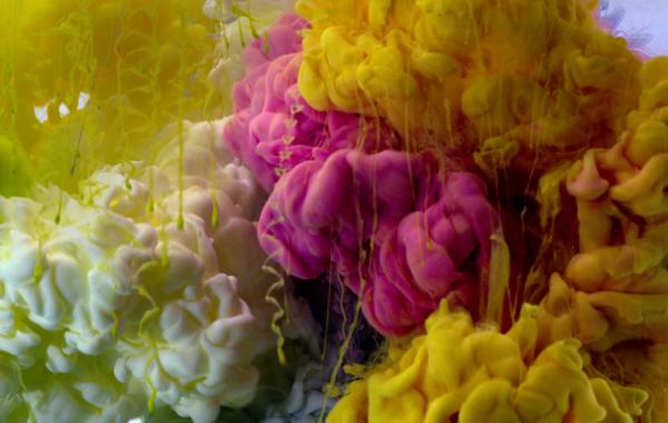 Картины из краски и воды художница Ким Кивер Kim Keever