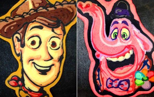 блины в виде персонажей мультфильмов, Dr. Dan the Pancake Man, Dan Drake