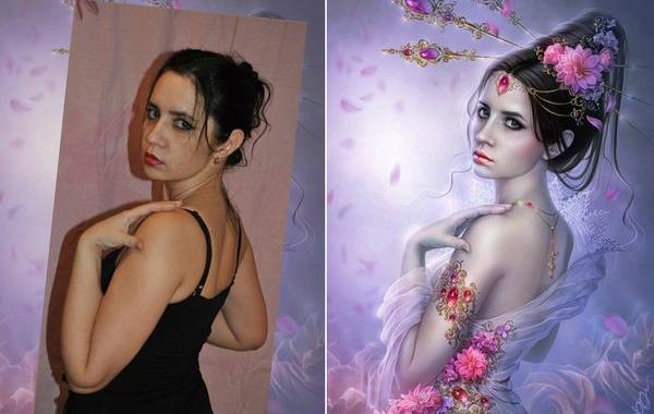 до и после фотошопа, красивый фотошоп