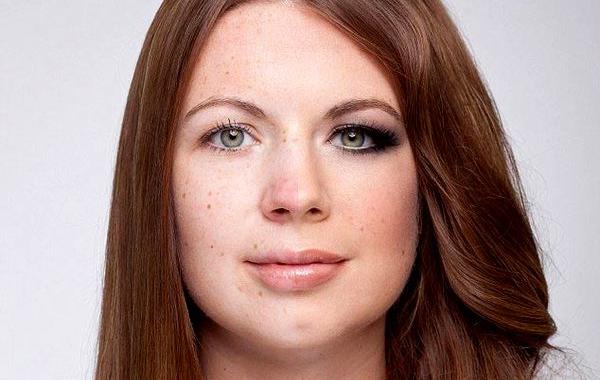 макияж на половину лица, сила макияжа в разном возрасте, сила макияжа на разных этапах жизни