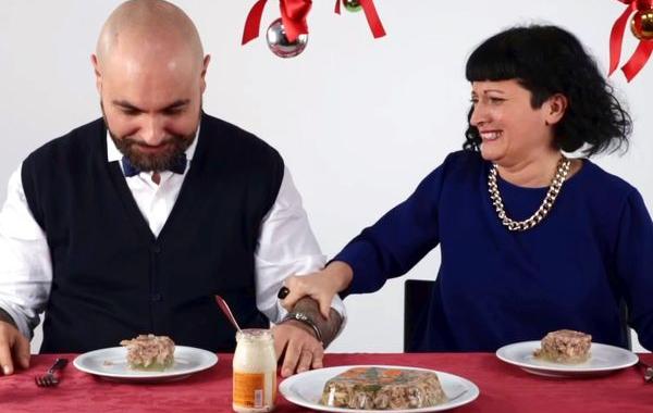 реакция итальянцев на русские новогодние блюда