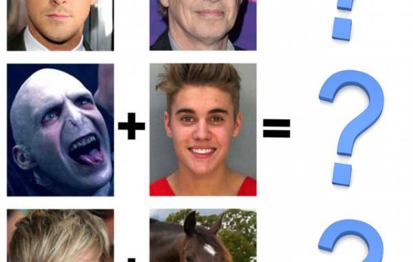 Facemath. Что будет если скрестить знаменитость с.. чем угодно!