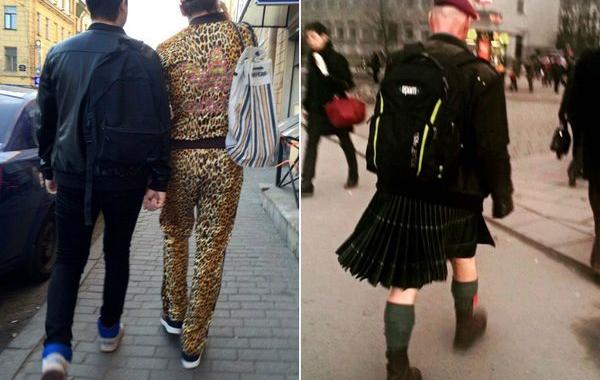 странная мода петербургских улиц, модники питера