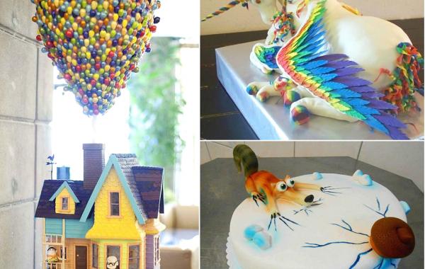 креативные торты, красивый торт  