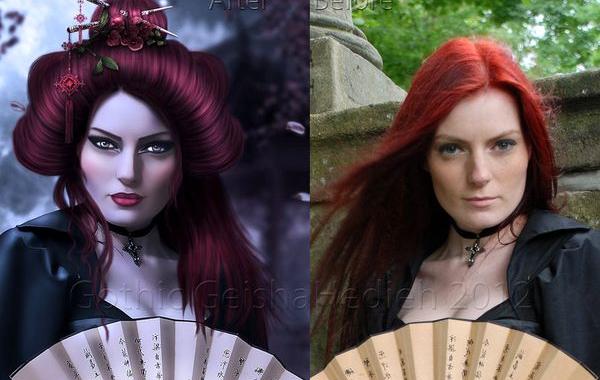 до и после фотошопа, красивый фотошоп