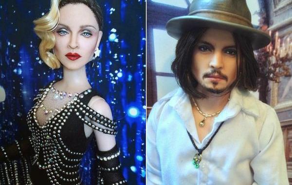 куклы копии звёзд Голливуда, куклы двойники голливудских знаменитостей