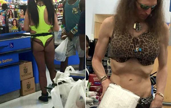 people of walmart, странные американцы, наряды посетителей американских супермаркетов