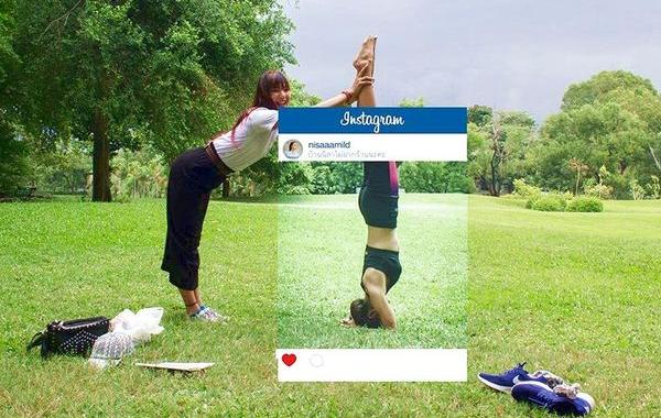 что происходит за пределами фотографии, правидивые фото в Instagram, Chompoo Baritone