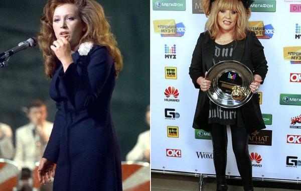 как менялся стиль аллы пугачёвой, пугачёва тогда и сейчас