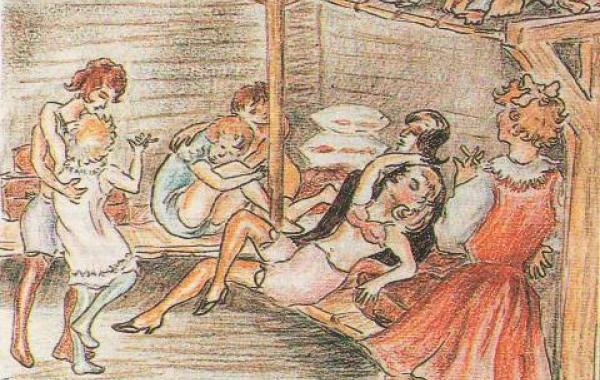 Жизнь ГУЛага , рисунки художницы Ефросиньи Керсновской
