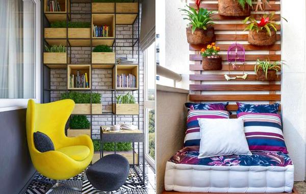идеи для балкона, как украсить балкон, дизайн маленького балкона