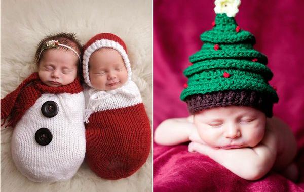 дети в своё первое рождество, дети встречают своё первое рождество