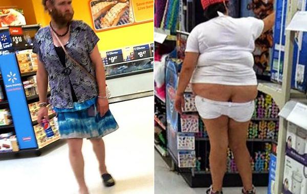 people of walmart, странные американцы, наряды посетителей американских супермаркетов