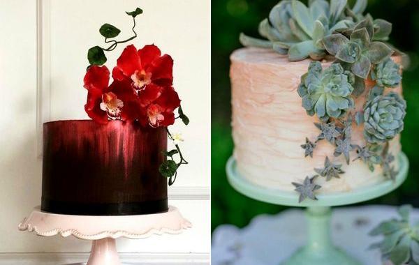 красивые свадебные торты. миниатюрный свадебный торт